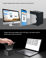Moteur de balayage sensible Lecteur de codes-barres de bureau 2D NFC USB RS232 Module de scanner CMOS intégré Scanner de codes à barres