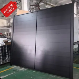 China industrielle kunden spezifische Metall horizontale Aluminium legierung Zaun Lamelle und Tore für Häuser