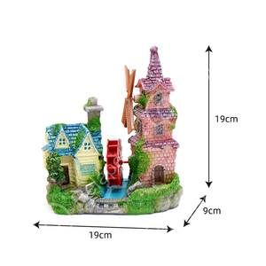 Decorações para Aquário Air Action, Grande Castelo de Resina com Cata-vento para Decoração de Tanque de Peixes - Product Image 6
