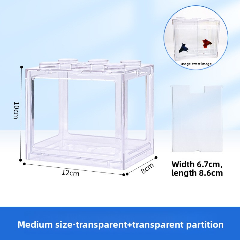 Medium size transparent transparent partition