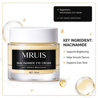 MRUIS Krim Mata Niacinamide Anti Kerut Mencerahkan Mengencangkan Mengurangi Kantung Mata Gelap Perawatan Kulit Rutinitas Kecantikan Semua Jenis KulitOD
