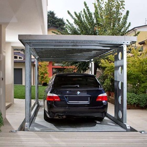 Ascenseur de stationnement de voiture Ascenseur de voiture stationnaire hydraulique <span class=keywords><strong>Garage</strong></span> souterrain Ascenseur de voiture à double pont avec CE ISO - Product Image 3