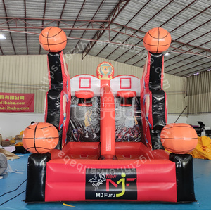Popular Juego Interactivo de Baloncesto Inflable con Estrellas, <span class=keywords><strong>Cancha</strong></span> de Baloncesto Inflable para <span class=keywords><strong>Alquiler</strong></span> - Product Image 3