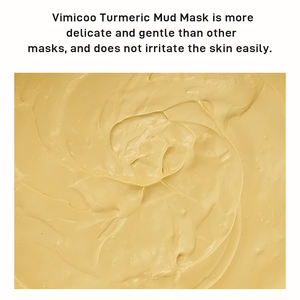 قناع طين للوجه من العلامات التجارية الخاصة، منتجات العناية بالبشرة، قناع طين عضوي بالكركم لتنظيف الرؤوس السوداء وحب الشباب - Product Image 5
