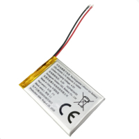 Batterie Li-polymère ultra-mince 483450 3.7V 850mAh pour étui de charge avec certificats UL1642/UL2054/CE