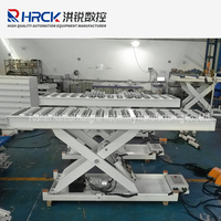 Hong rui table élévatrice à Structure solide, Portable, haute qualité, 1000kg, Type de rouleau fixe, utilisé pour Machine à bandes, OEM