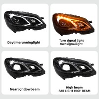 Nuevas Luces LED de Circulación Diurna, Intermitentes y Faros Delanteros de 55W y 12V para Mercedes-Benz Clase E W212 (Modelo Facelift) de 2010-2015