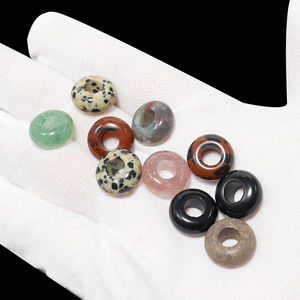 Perles d'abacus en cristal naturel à gros trous pour la guérison, la méditation, l'énergie des chakras, la prière, la décoration de la <span class=keywords><strong>maison</strong></span> et du bureau, cadeau spirituel - Product Image 6