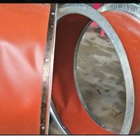 Couleurs personnalisées, résistant à la chaleur, ignifuge, isolation thermique, imperméable, sans alcali, tissu sergé enduit de caoutchouc silicone liquide