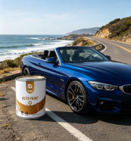 Peinture automobile polyuréthane métallique multicolore, couche de finition haute couvrance 1K 2K, revêtement liquide en spray pour la rénovation et la réparation automobile