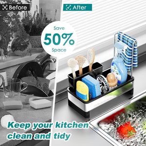 <span class=keywords><strong>Organizador</strong></span> de <span class=keywords><strong>cocina</strong></span> BX y elementos esenciales de almacenamiento, acero inoxidable 304 a prueba de herrumbre, <span class=keywords><strong>accesorios</strong></span> de <span class=keywords><strong>cocina</strong></span> - Product Image 5