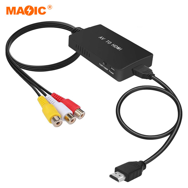 Factory Price AV to Hdmi Converter 1080P for TV Stick Roku PS4