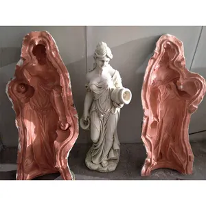 Buda jardín ornamento silicona estatua griega moldes para la venta