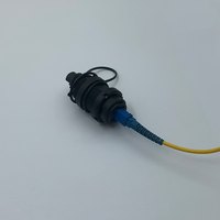 Adaptateur de fibre optique SC étanche IP68 à montage sur panneau, monomode/UPC, avec capuchon anti-poussière et joint torique pour FTTH extérieur 5G, garantie 5 ans