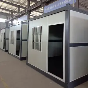 High Quality Foldable Office Modular Low-cost Housing Foldable Prefabricated Housing Container Housing