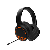 Casque de jeu TP5-35110 2.4G pour PS5/PS4/PC, casque sans fil BT pour N Switch avec microphone