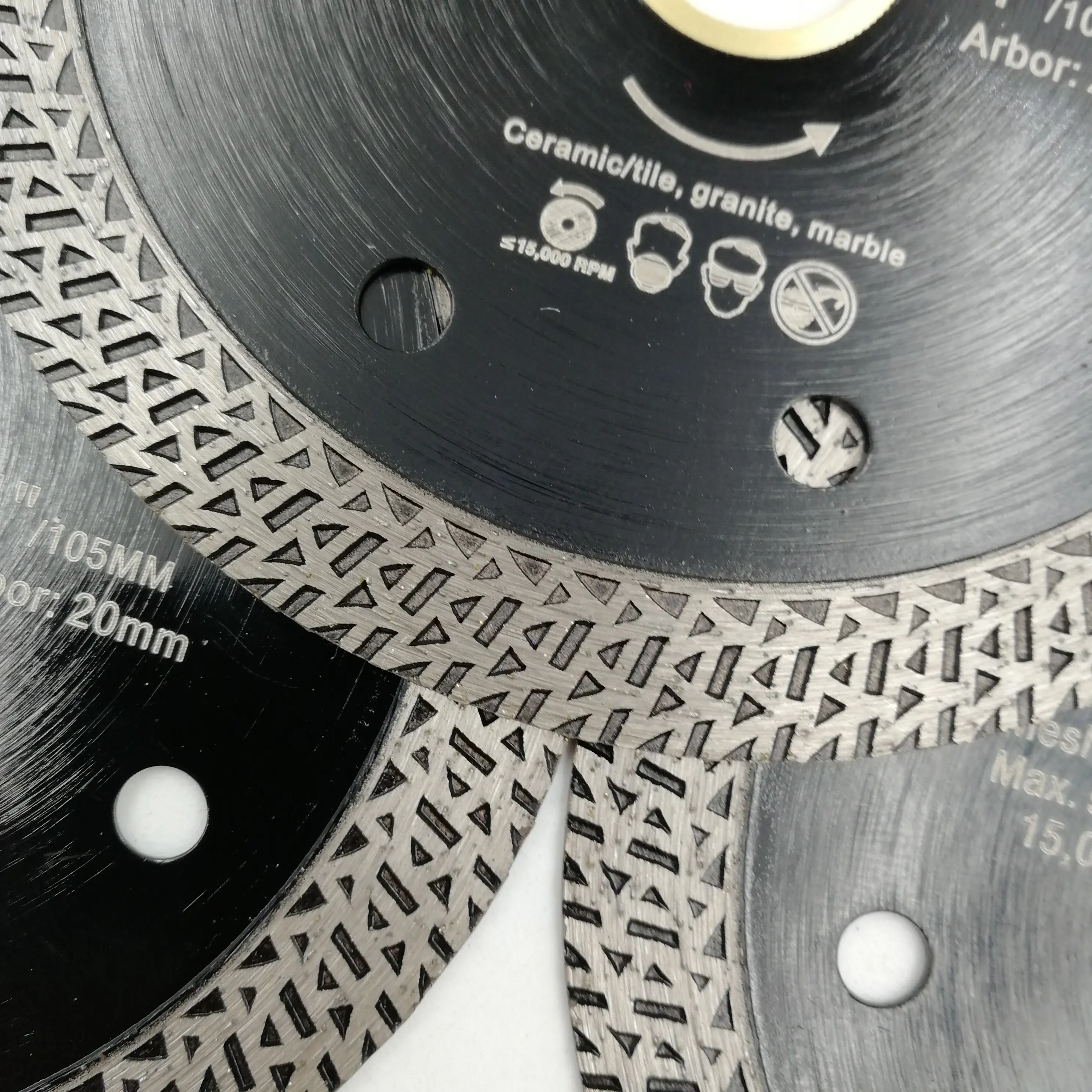 Алмазное лезвие SHDIATOOL, дисковая пила 105/115/125 мм, горячепрессованная Спеченная мраморная сетка, турбо лезвие для плитки, керамики