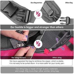 Tas kotoran anjing tahan air kapasitas besar pembawa hewan peliharaan pola cetak dengan penutup ritsleting untuk penggunaan luar ruangan untuk pria dan wanita - Product Image 5