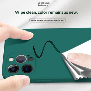 Funda <span class=keywords><strong>de</strong></span> Silicona Líquida Tengyan Personalizable, Minimalista, <span class=keywords><strong>de</strong></span> Color Sólido, Suave y Resistente a Impactos para X XR 11 12 13 <span class=keywords><strong>14</strong></span> 15 16 Max - Product Image 5
