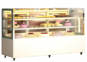 Vitrina Refrigerada Comercial de Alta Calidad para Delicatessen, Refrigerador para Pasteles, Vitrina Exhibidora para Panadería - Product Image 4