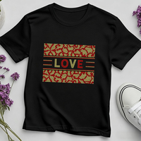 Transferts thermiques personnalisés en strass sur le thème de l'amour pour t-shirts