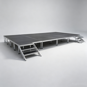 Scène événementielle en aluminium à montage rapide, plateforme de scène pour performance, système de treillis à hauteur réglable - Product Image 1