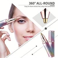 Kit de beauté et de toilettage pince à épiler pour le visage tondeuse à sourcils électrique tondeuse à cheveux 2 1 rasoir à sourcils USB indolore femmes hommes ménage