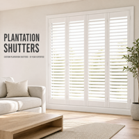 Volets de plantation, revêtements de fenêtres sur mesure, fabricant OEM ODM, solutions de vente en gros pour les revendeurs et les projets d'aménagement intérieur