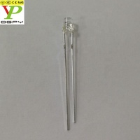 LED à dessus plat haute luminosité de 3mm 5mm avec lentille diffuse laiteuse blanc rouge vert bleu jaune orange etc. 1000 pièces dans un sac