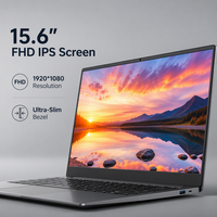 Ordinateur portable 15,6 pouces FHD IPS flambant neuf avec processeur Intel AMD A9-9400 2C2T, 8 Go de RAM, 256 Go de SSD, Windows 11, pour les entreprises et l'éducation