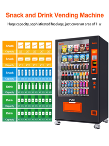 Stock d'entrepôt AFEN USA, livraison rapide en 3 jours, distributeur automatique de boissons et de collations avec lecteur de carte pour boissons - Product Image 5