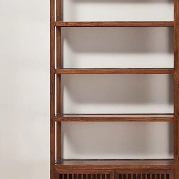 Porte basse couleur noyer, sans éclairage, monobloc.