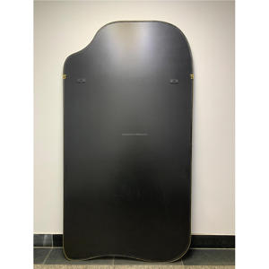 Espejo de Cuerpo Entero <span class=keywords><strong>Grande</strong></span>, Decoración Moderna para el Hogar, Espejo Largo de Pared, Espejos Irregulares de Metal de Lujo con Marco de Hierro - Product Image 4