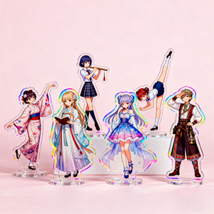 Personnalisé Acrylique Anime Standee Collection Décoration de La Maison Cadeaux Mettant En vedette Kimono Danseur Livre Lecteur Flûte Joueur Haute Kicker Décor - Product Image 1