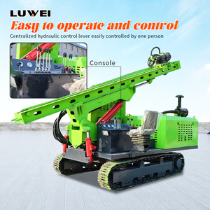 Mesin <span class=keywords><strong>Driver</strong></span> Piling fotovoltaik kaki tinggi perayap 85 KW daya tinggi harga rendah mesin sopir tumpukan untuk medan kasar Piling - Product Image 2