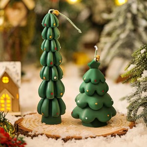 Hot Sale Christmas Tree <b>Candles</b> Wholesale Aromatic <b>Long</b> Shaped Puff Scented <b>Candles</b> for Home Decor Gifts - Product Image 3