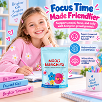 Gummies au Safran Haute Puissance pour Enfants, 60 Unités, Saveur Baies Naturelles, pour l'Équilibre de l'Humeur et la Concentration, Complément Alimentaire OEM&ODM