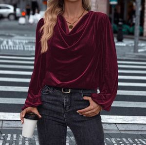 Nouvelle collection Automne/Hiver 2026 : <span class=keywords><strong>Haut</strong></span> à manches longues pour femme, style européen et américain - Product Image 4