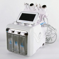 Appareil professionnel multifonction 6 en 1 pour le nettoyage en profondeur de la peau, le rajeunissement cutané, le peeling à l'eau H2O2, l'hydradermabrasion