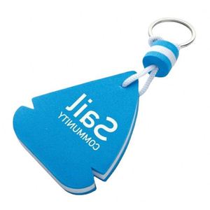 Customized EVA NBR Foam Float <b>Key</b> <b>Chain</b> for Outdoor Sports Fishing Oval PU Foam Floating Keychain - Product Image 6