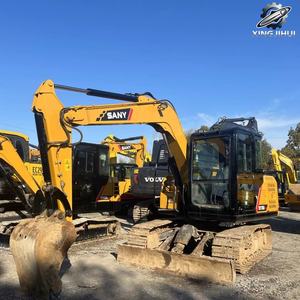 SANY SY75C Used Excavator Second-Hand China Brand 7.5 Tons <b>Small</b> Rubber-Tracked Crawler Excavator Isuzu Engine Kawasaki Pump - Product Image 3