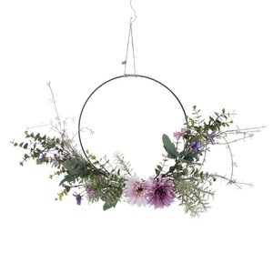 Guirlande de fleurs artificielles Tongen, semi-cercle, fleurs violettes et roses, décoration murale pour mariage et maison, CF01157 - Product Image 5