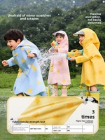 Imperméable pour enfants avec imprimé étoiles, tissu crypté résistant aux déchirures, pour garçons et filles, pour les jeux en plein air