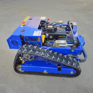 Uzaktan Kumandalı Çim Biçme Makinesi 550mm Kesim Genişliği Mangan Çelik Bıçak Yüksek Beygir Güçlü Motor Geniş Palet Tasarımı Ev/Avlu İçin - Product Image 3