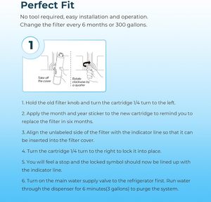 Filtre à eau pour réfrigérateur, filtre à eau certifié RF4267HARS RF4267HAWP RF4287HABP RF263TEAESR - Product Image 3