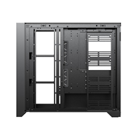 Casing populer komputer Mid Tower tipe-c USB3.0 komputer pemasangan cepat Atx Gaming Case Casing Pc untuk Desktop