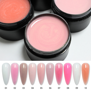 Cina all'ingrosso luccicante per unghie costruttore di Gel UV Gel di estensione spessa Gel Gel duro colore per unghie nuovi prodotti stanno vendendo bene - Product Image 1
