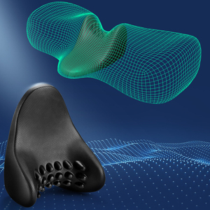 Chỉnh hình chỉnh hình ngủ Ergonomic đường viền cổ Hỗ trợ bộ nhớ bọt gối + TPE có thể tháo rời cổ tử cung hỗ trợ Đệm Bộ - Product Image 3