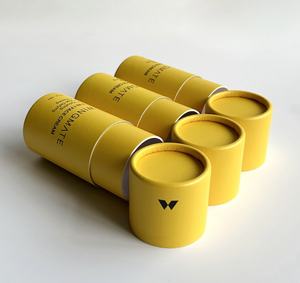 Barra de protección solar reciclable en embalaje de papel orgánico, contenedor de desodorante redondo al por mayor, botella de Perfume con logotipo personalizado, tubo de papel - Product Image 3