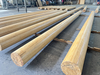 Vigas de Techo Laminadas de Madera de Bambú Resistentes para Exteriores, Estructuras Largas para la Construcción de Viviendas